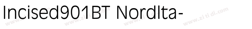 Incised901BT Nordlta字体转换